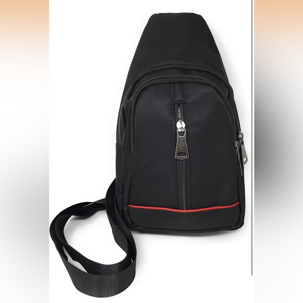 Westend Black Compact Sling Bag & Cross-body Chest or Shoulder Backpack